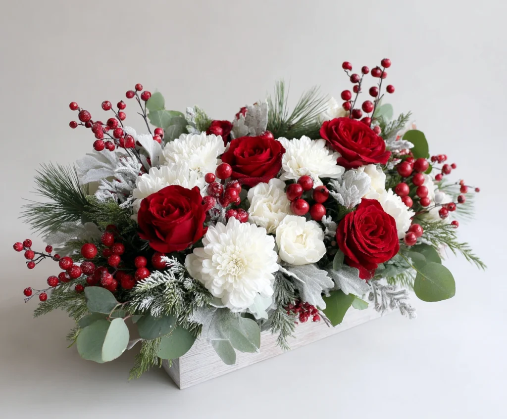 Gift-Giving with Christmas Flower Arrangements