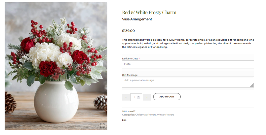 Top 5 Christmas Floral Arrangements to Brighten Your Holiday Season